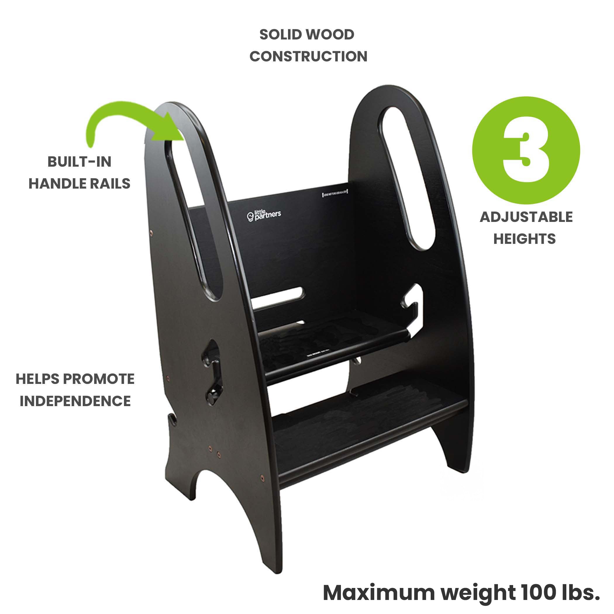 Little Partners 3-in-1 Growing Step Stool