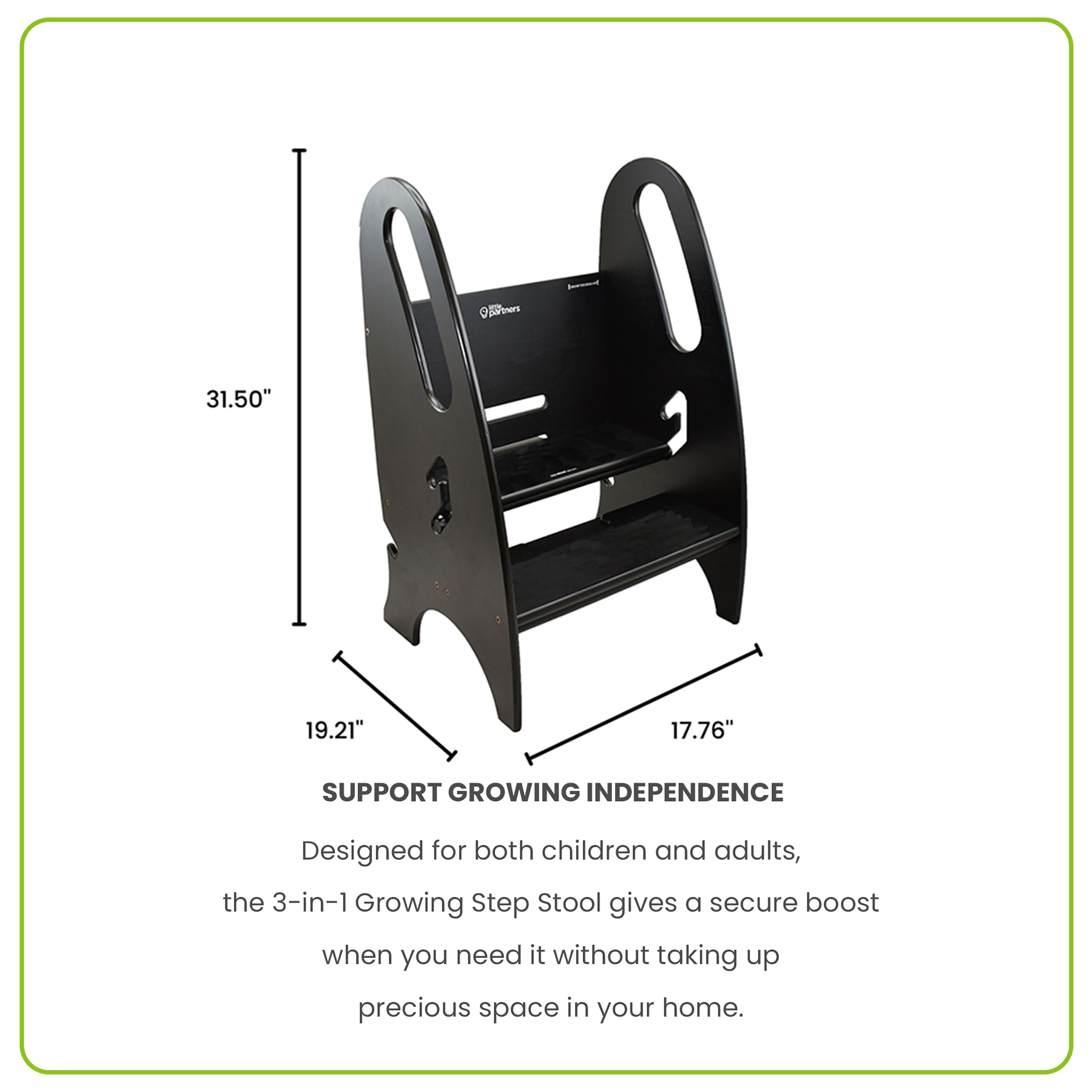 Little Partners 3-in-1 Growing Step Stool