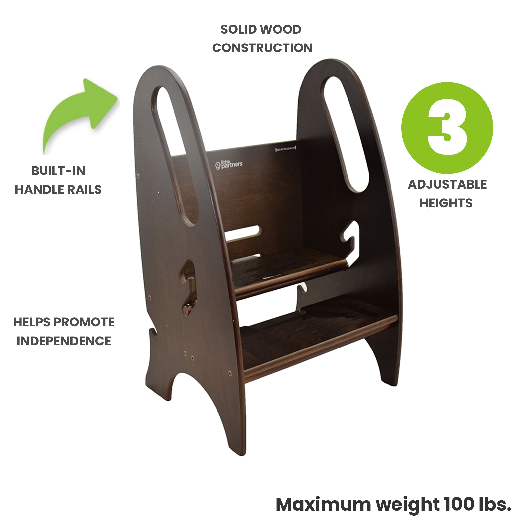 Little Partners 3-in-1 Growing Step Stool