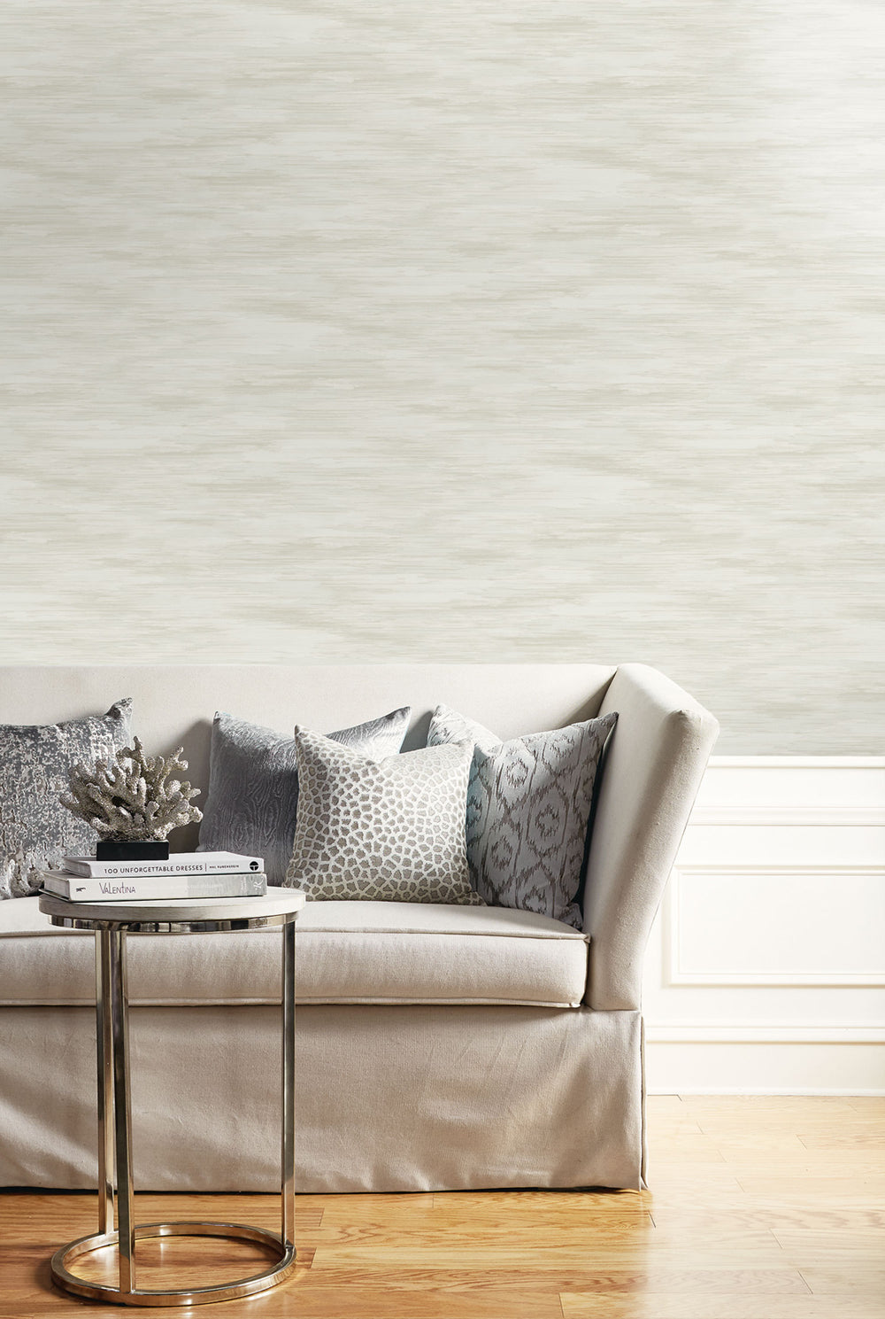 Living with Art Stria Wash Faux Unpasted Wallpaper
