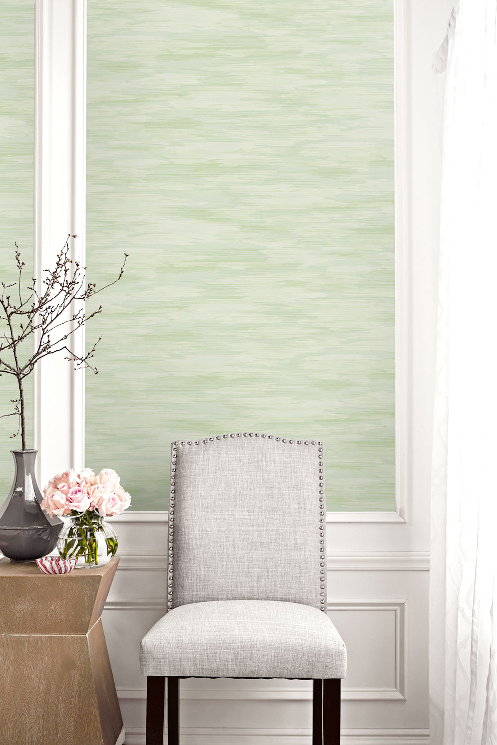 Living with Art Stria Wash Faux Unpasted Wallpaper