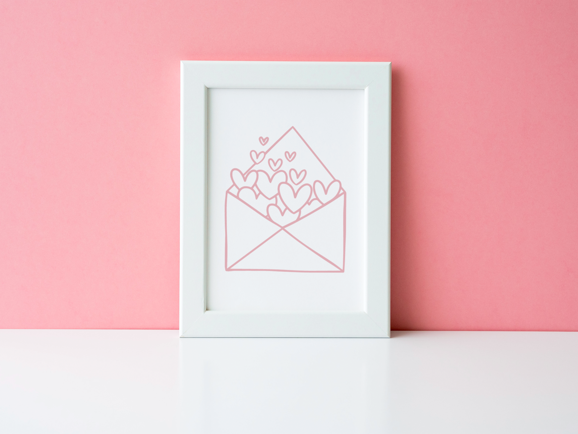 Love Letter, Valentine's Day, Home Wall Decor Print