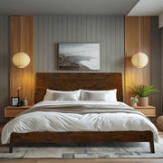 Acacia Serenity Deluxe Wood Platform Bed Frame