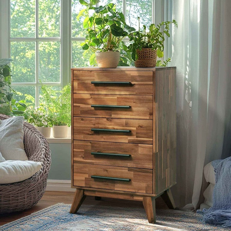 Acacia Linea Solid Wood Dresser
