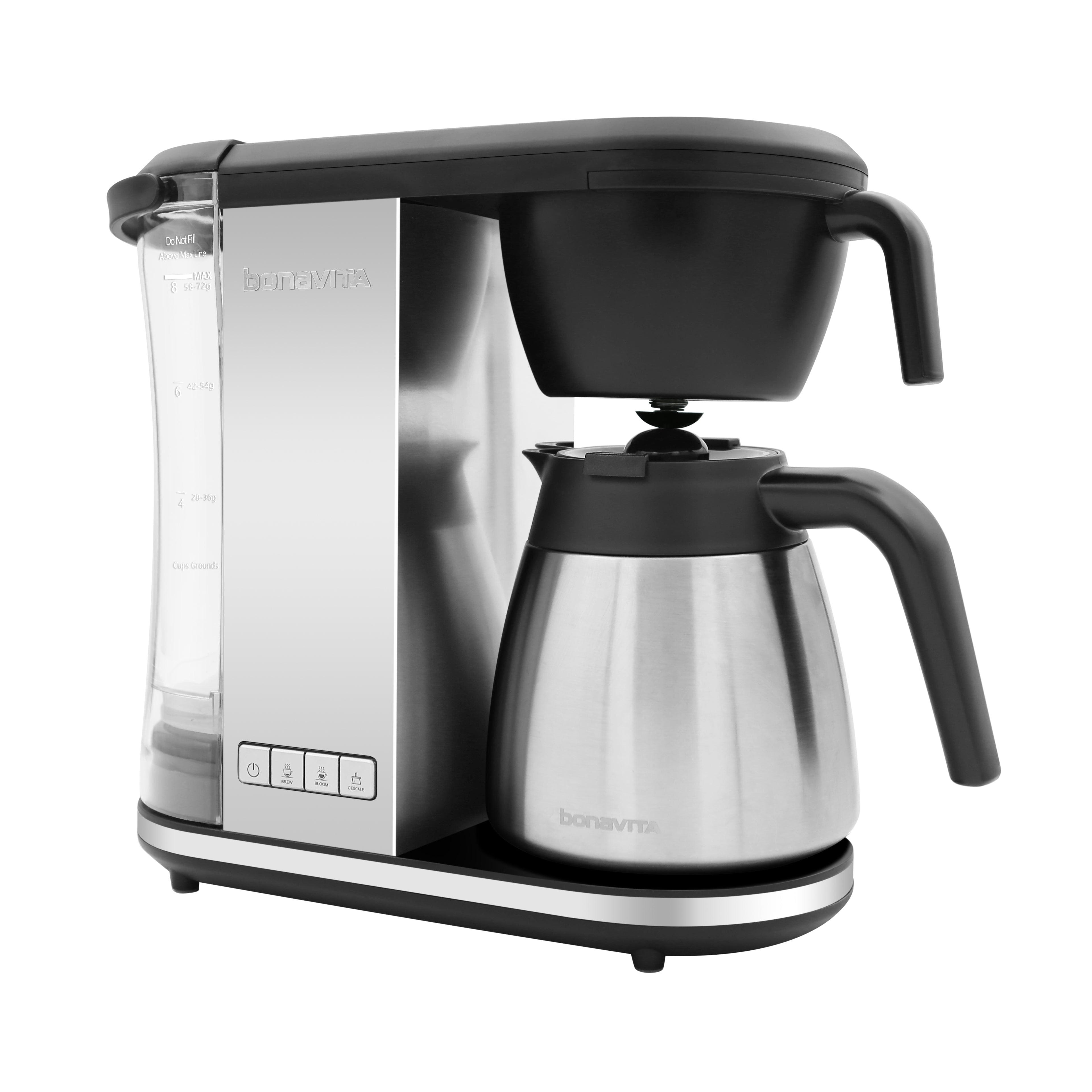 Linensnthings.com Enthusiast 8-Cup Drip Coffee Brewer with 1.3L Thermal ...