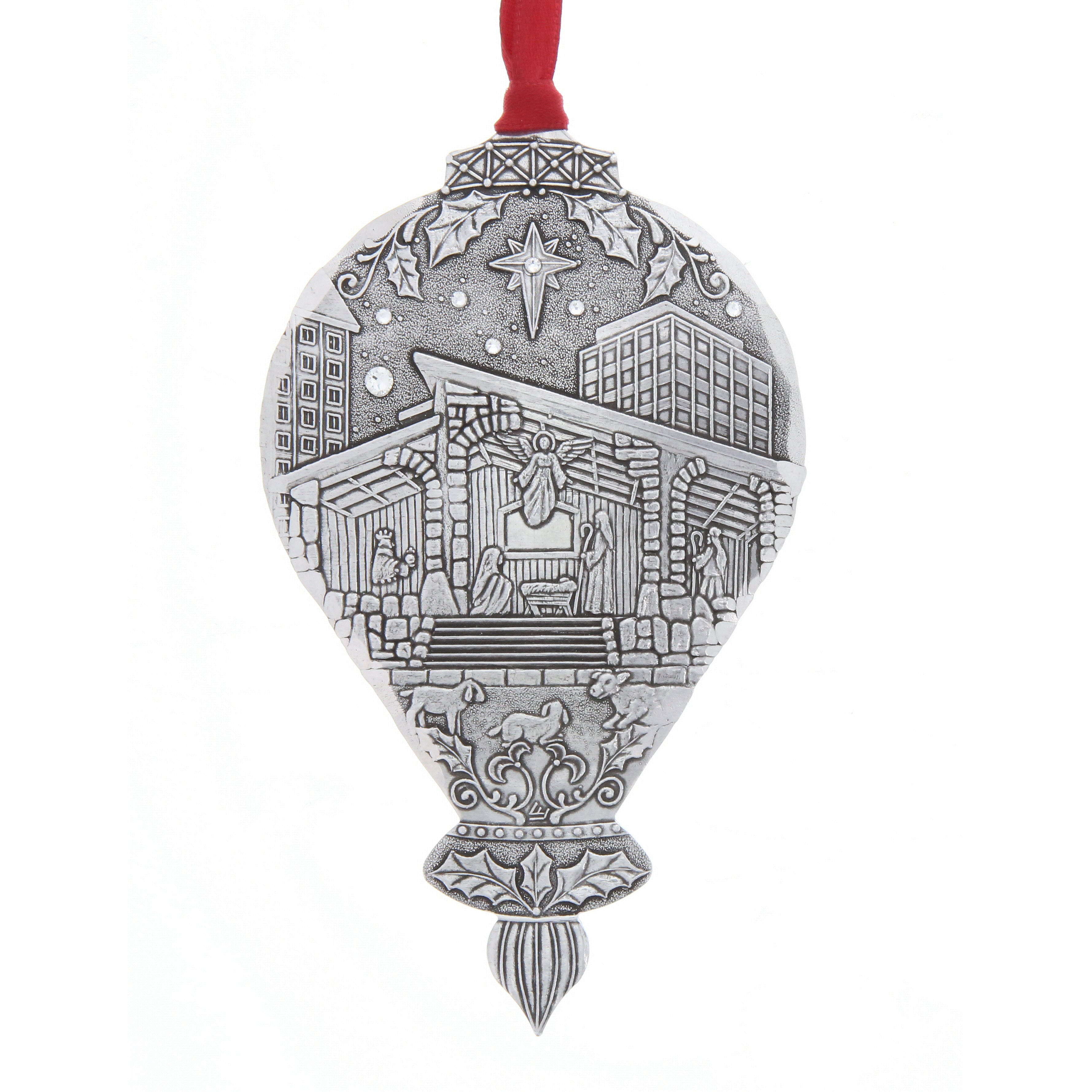 Portraits of Christmas- Christmas Time in the City Ornament