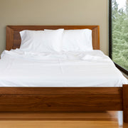 Bamboo Cotton Bed Sheets - Snow