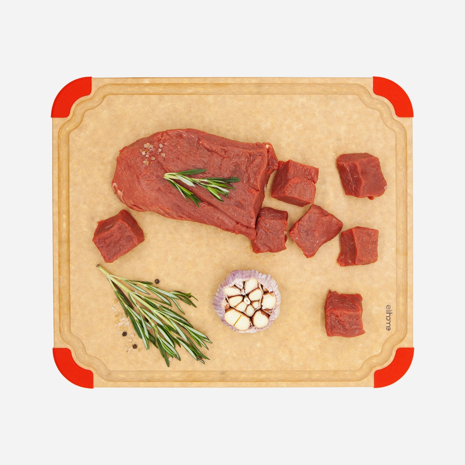 Premium Series 12 x 16 x 1/4 Cutting Board - Large