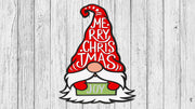 Merry Christmas Joy Gnome Door Hanger - Finished