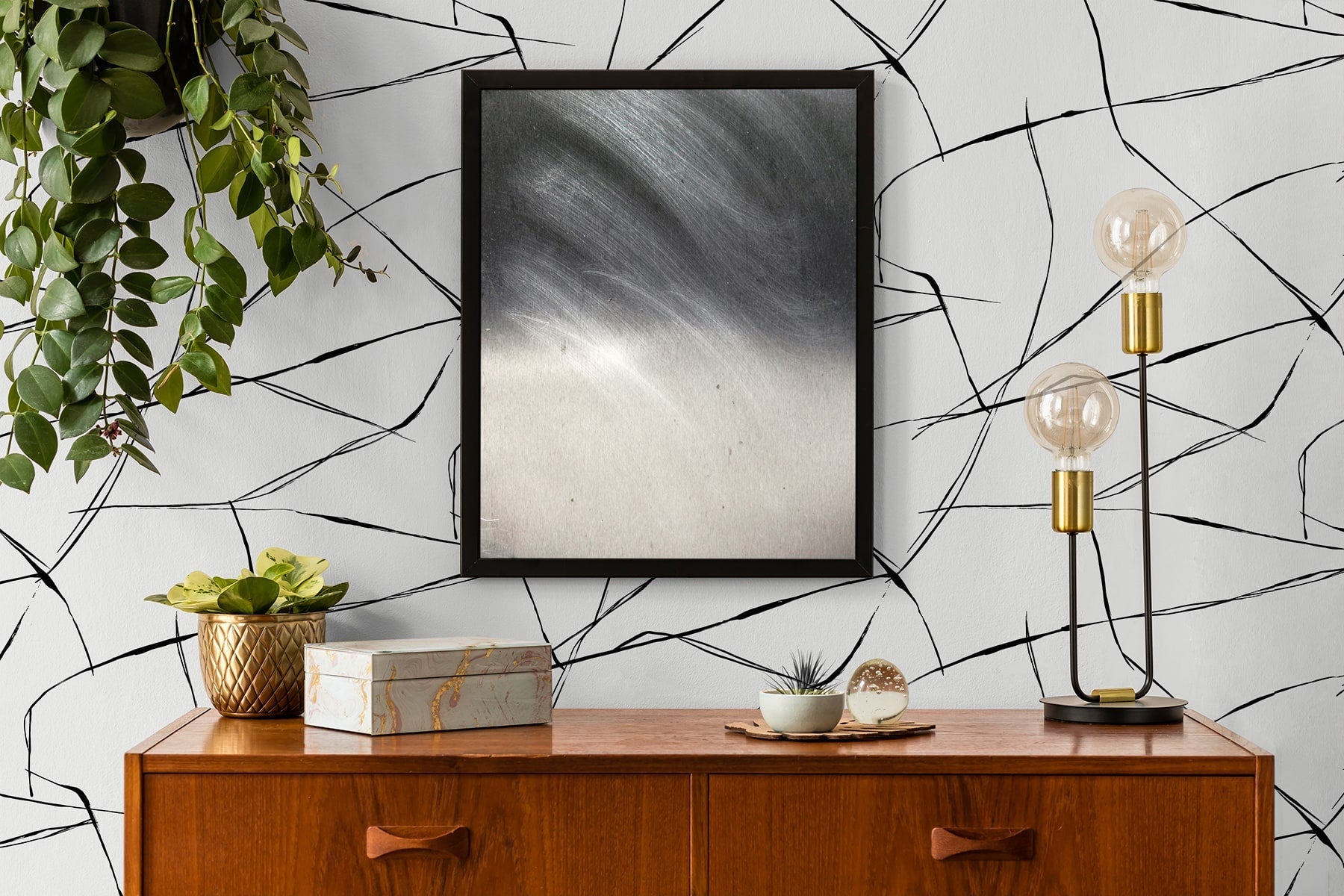 Inkwork Abstract Premium Peel and Stick Removable Wallpaper