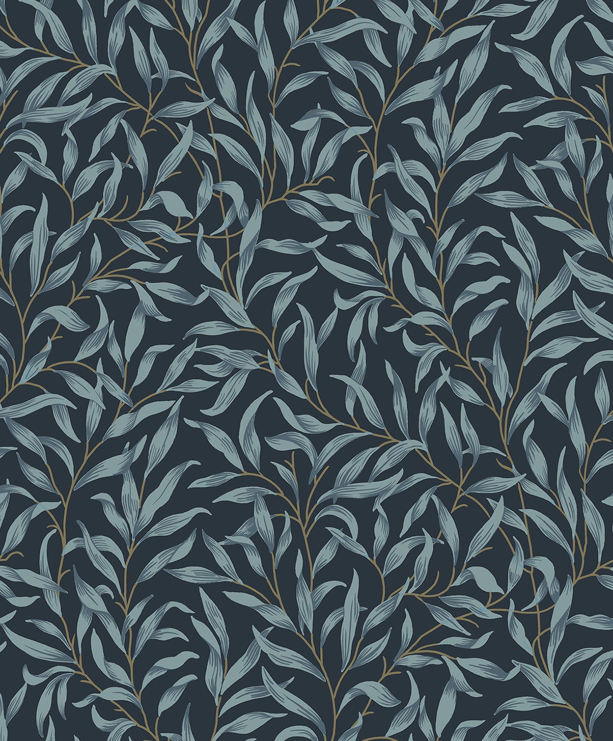 Willow Trail Leaf Premium Peel and Stick Removable Wallpaper