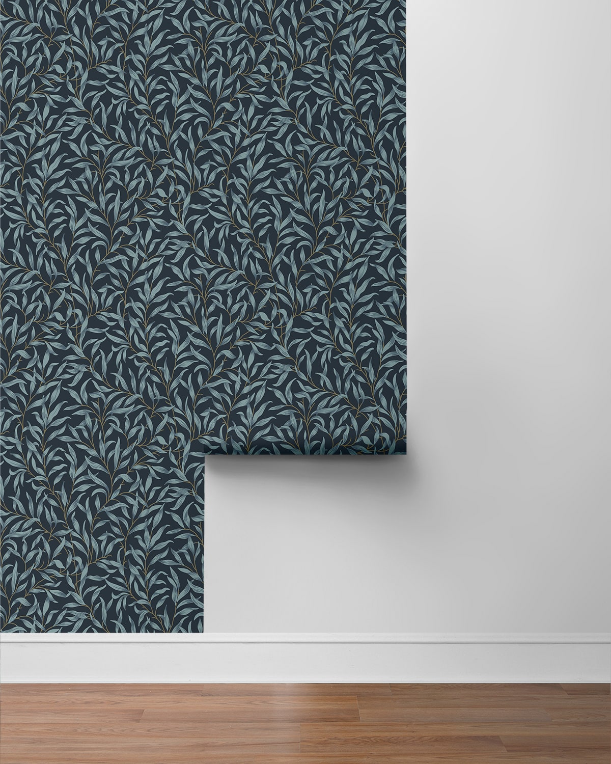 Willow Trail Leaf Premium Peel and Stick Removable Wallpaper