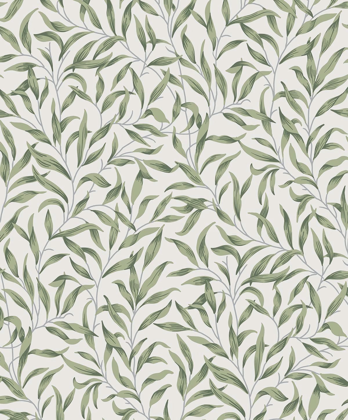 Willow Trail Leaf Premium Peel and Stick Removable Wallpaper