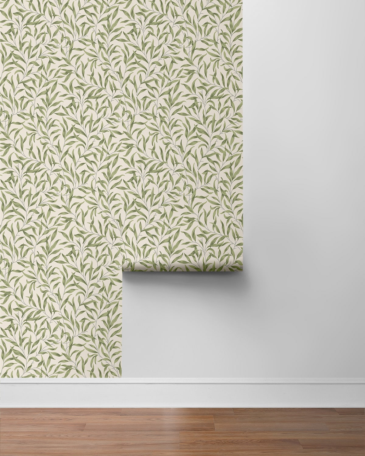 Willow Trail Leaf Premium Peel and Stick Removable Wallpaper