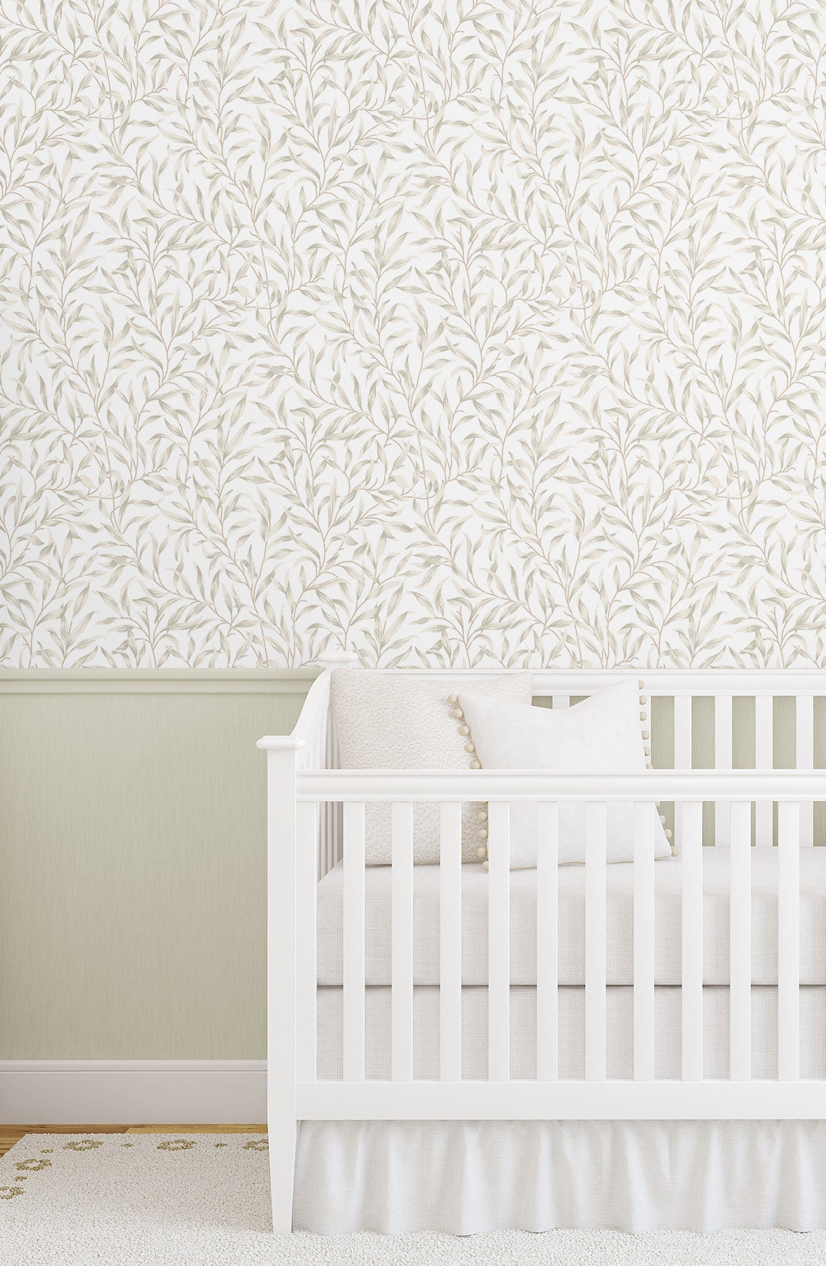Willow Trail Leaf Premium Peel and Stick Removable Wallpaper