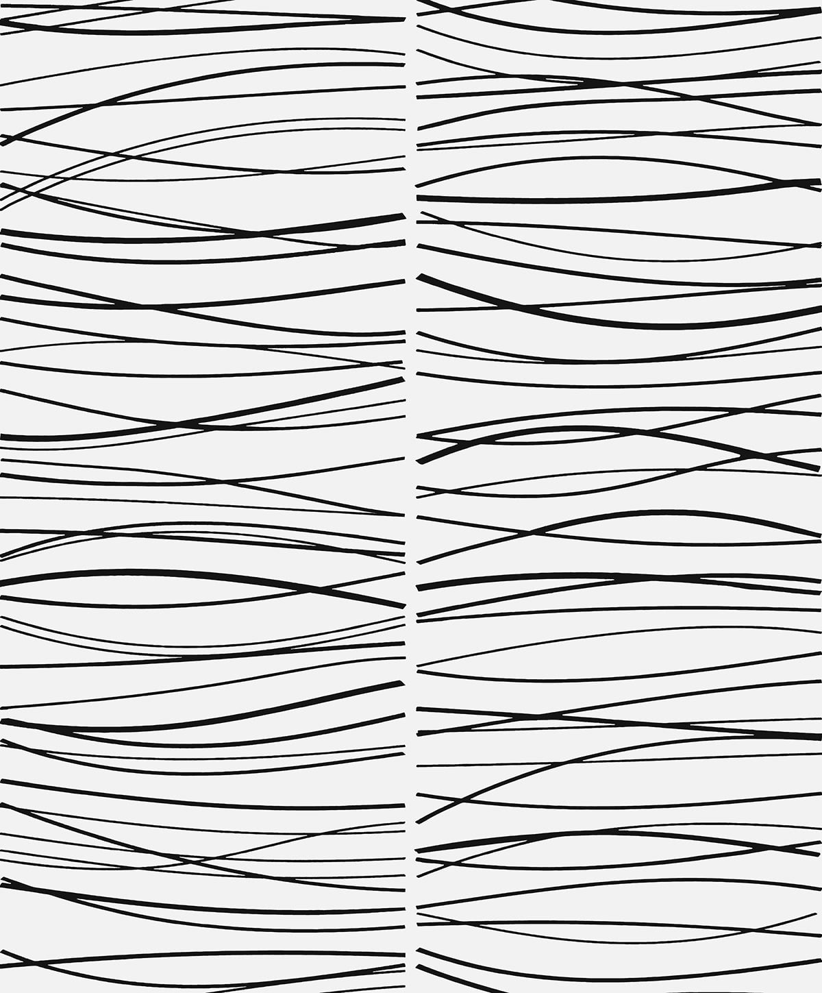 Wave Lines Abstract Premium Peel and Stick Removable Wallpaper – Linens ...