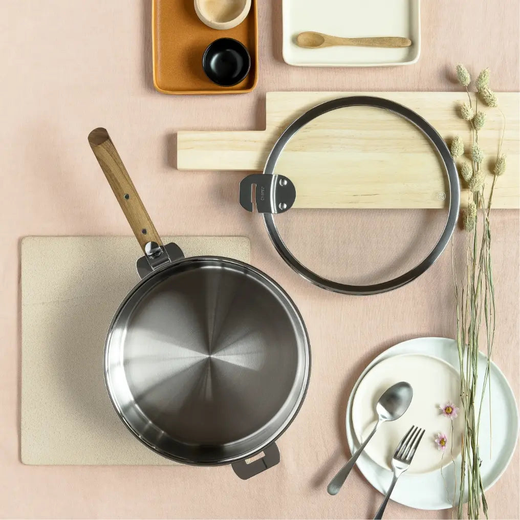 Cristel Non-Stick Saute Pan