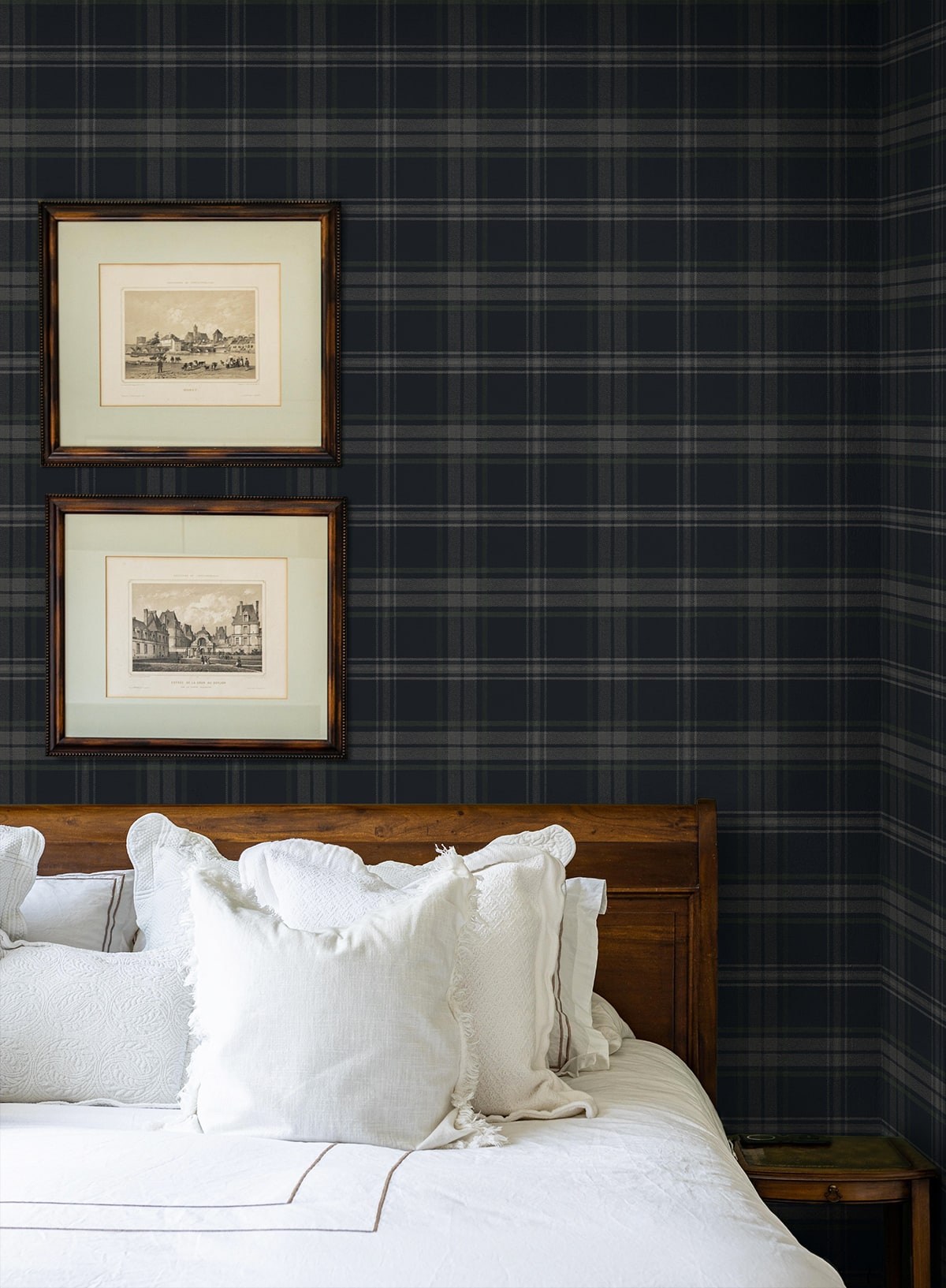 Dellabrooke Plaid Prepasted Wallpaper