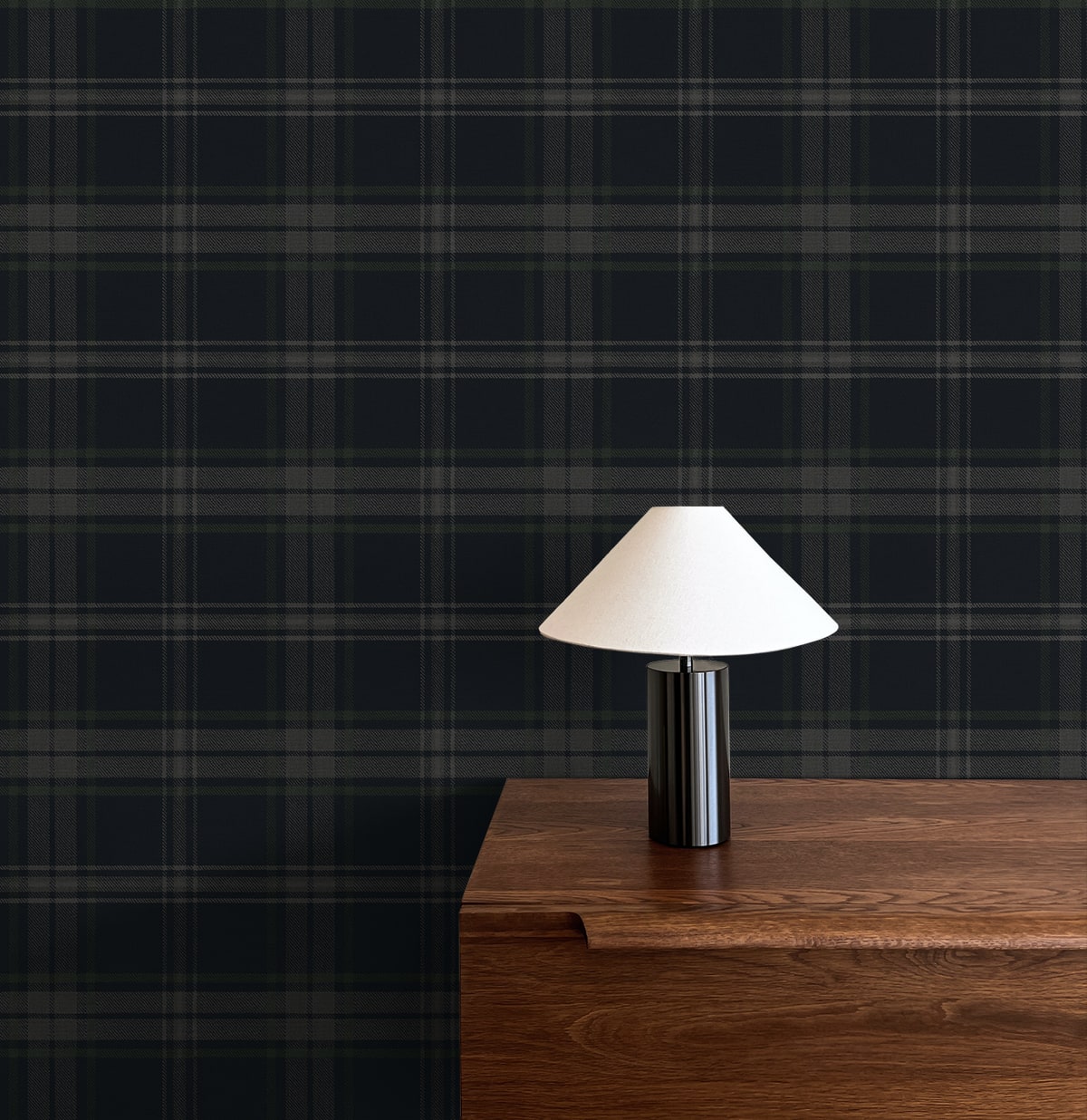 Dellabrooke Plaid Prepasted Wallpaper