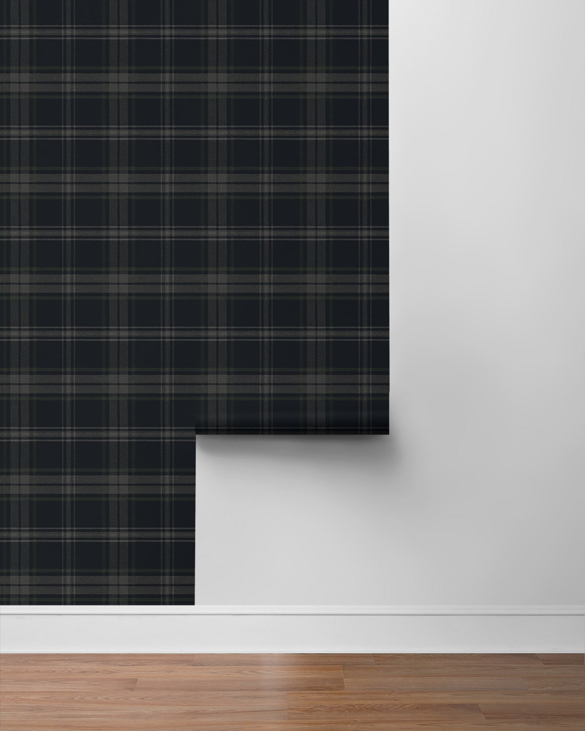 Dellabrooke Plaid Prepasted Wallpaper