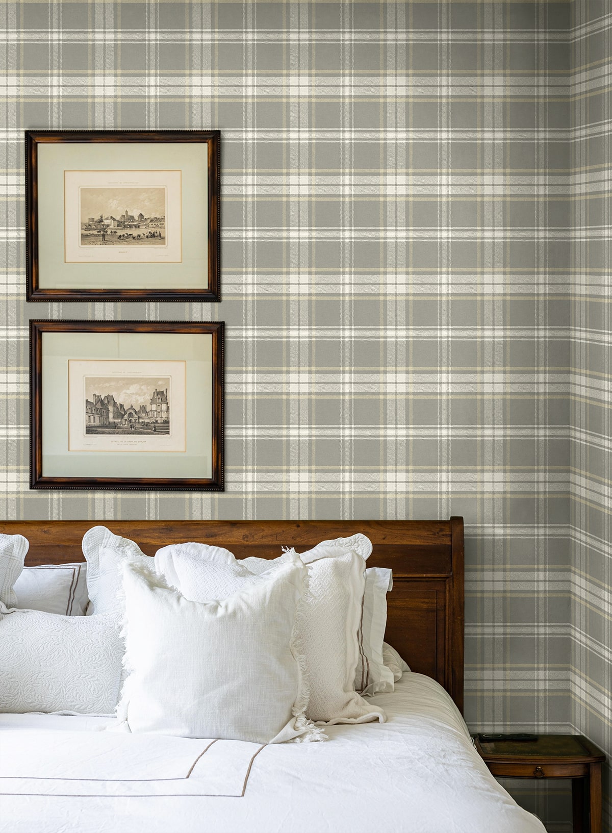 Dellabrooke Plaid Prepasted Wallpaper