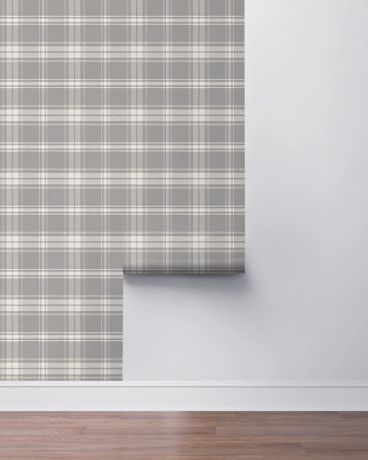 Dellabrooke Plaid Prepasted Wallpaper