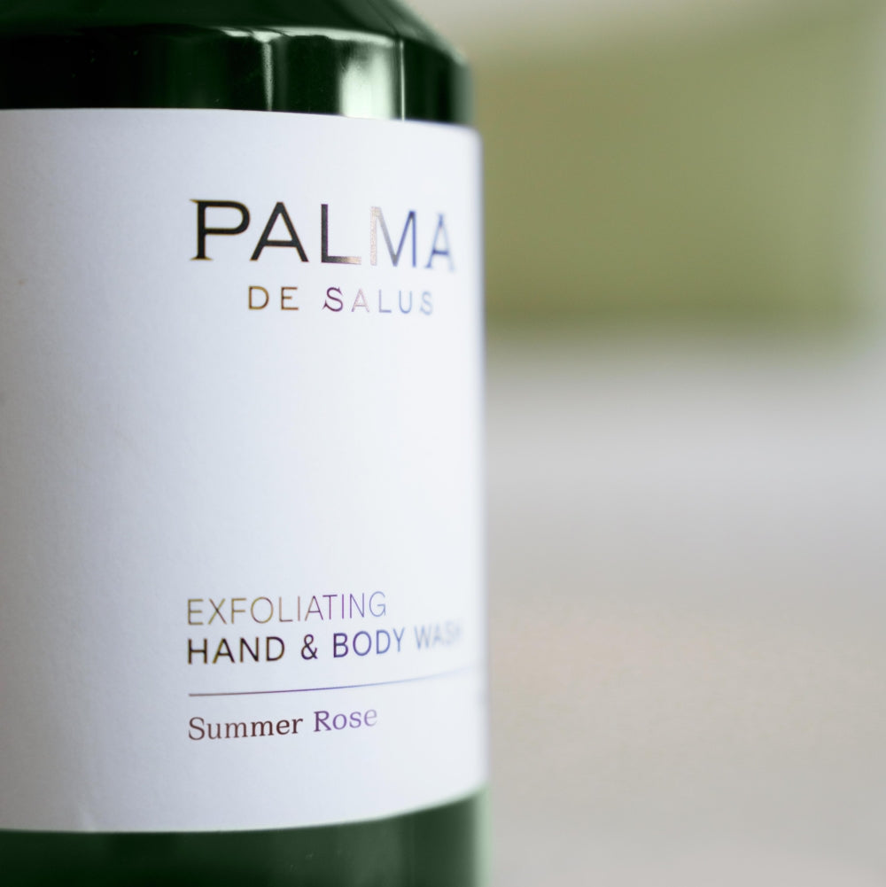 Plant-Based Summer Rose Exfoliating Hand & Body Wash
