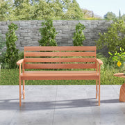 Patio Solid Wood Bench, 2-Seater