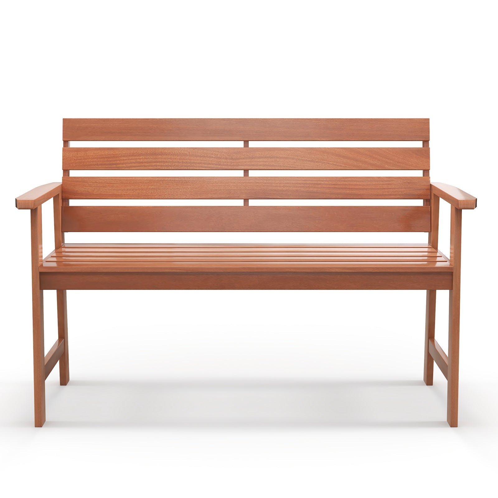 Patio Solid Wood Bench, 2-Seater