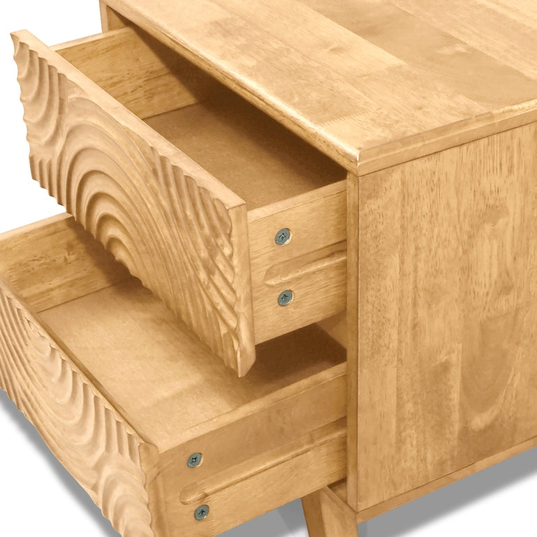 Acacia Harmony Nightstand with 2 Drawers