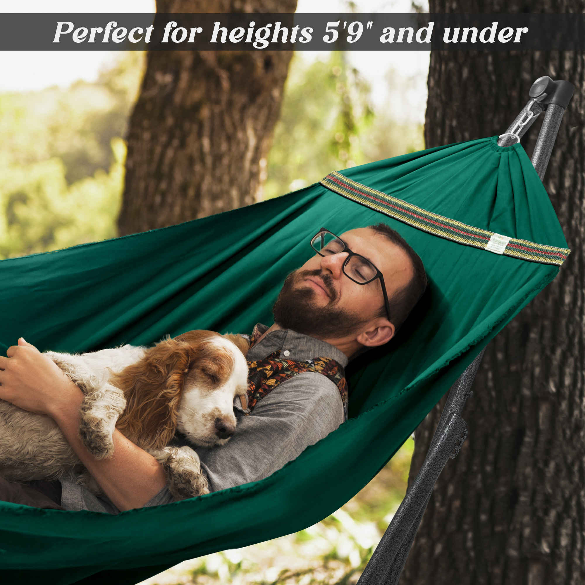 Tranquillo Uniki Canvas Hammock with Stand