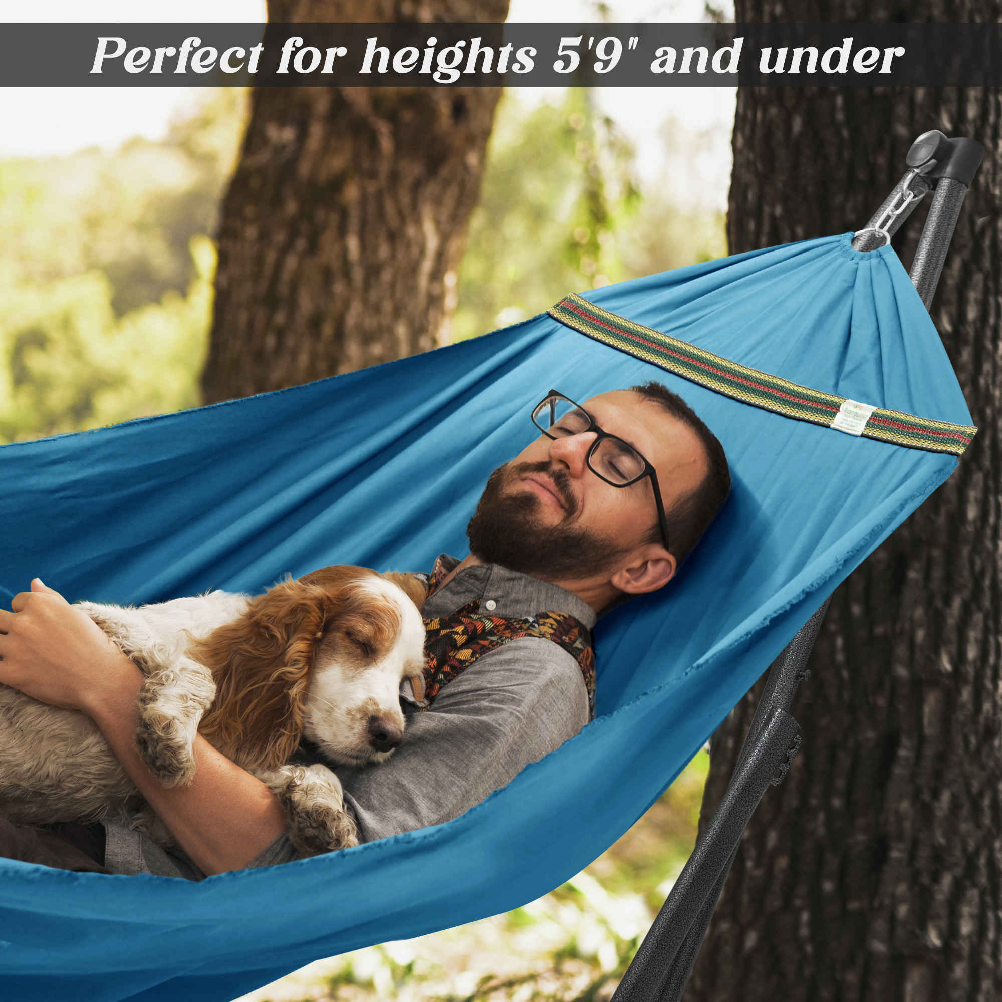 Tranquillo Uniki Canvas Hammock with Stand