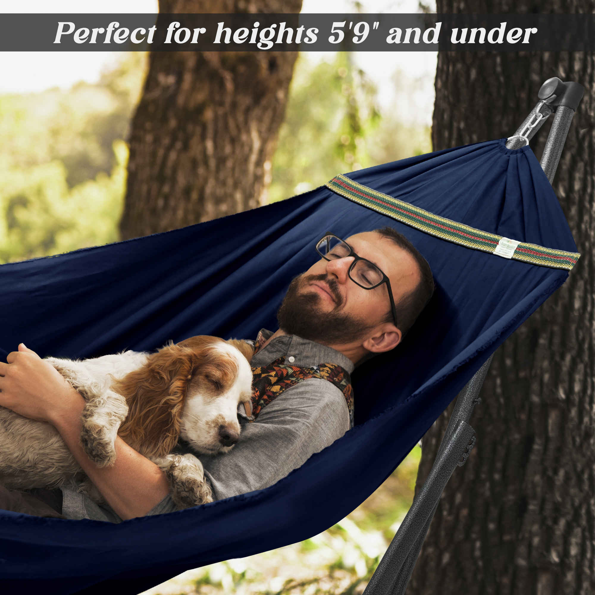 Tranquillo Uniki Canvas Hammock with Stand
