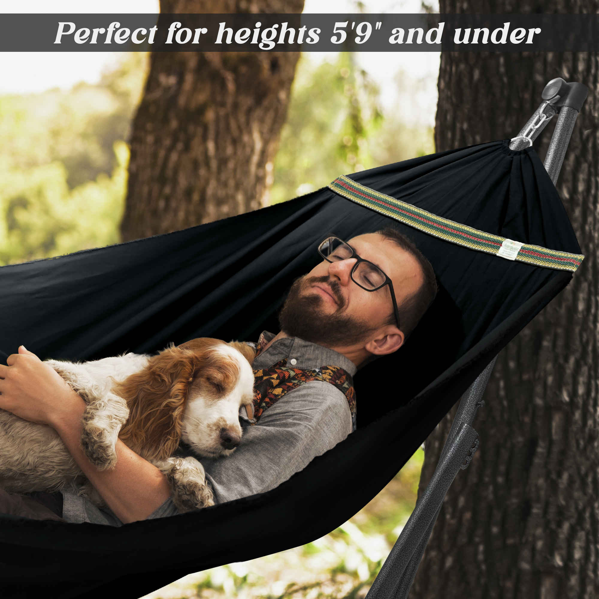 Tranquillo Uniki Canvas Hammock with Stand