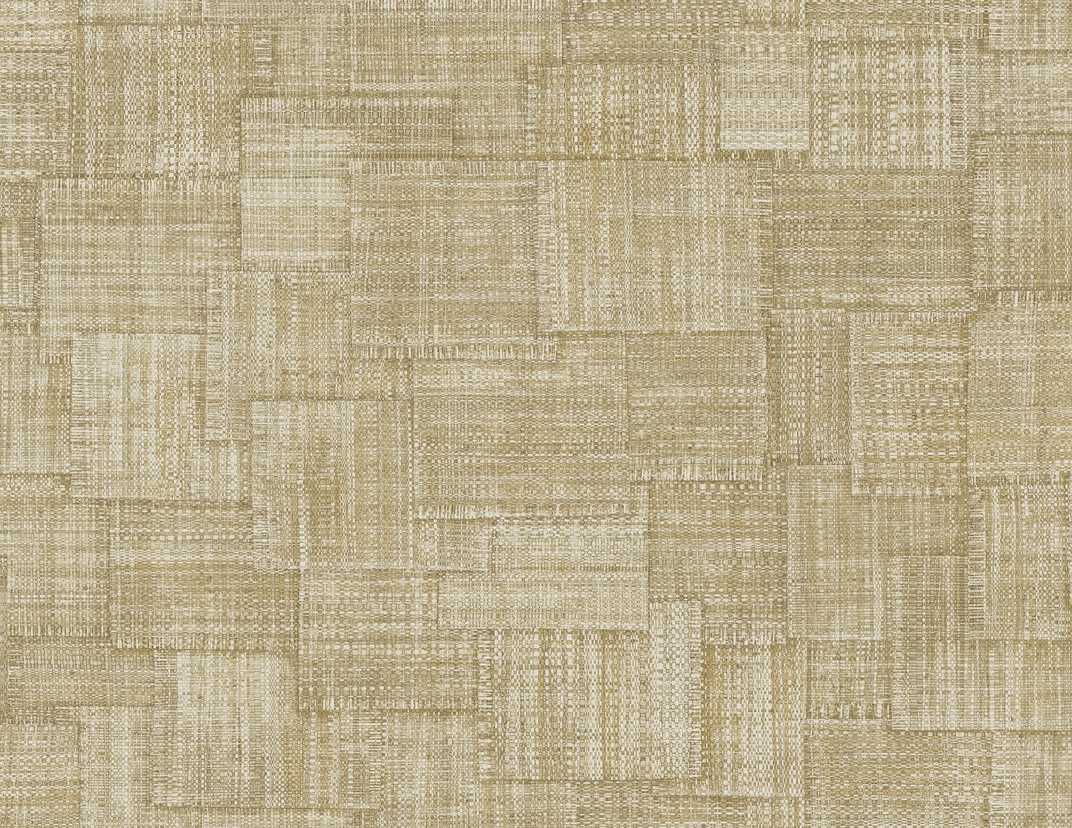 Raffia Woven Blocks Embossed Vinyl Unpasted Wallpaper