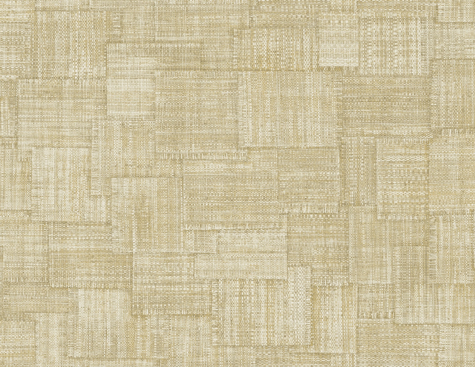 Raffia Woven Blocks Embossed Vinyl Unpasted Wallpaper