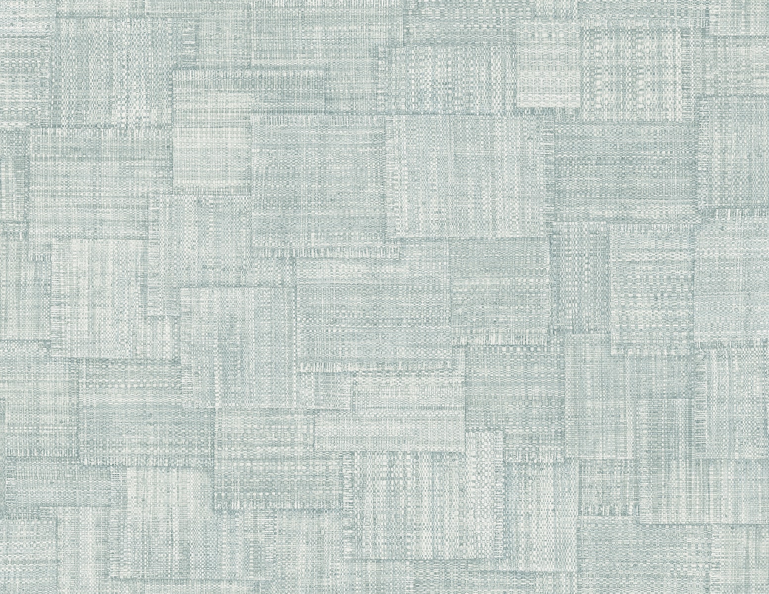 Raffia Woven Blocks Embossed Vinyl Unpasted Wallpaper