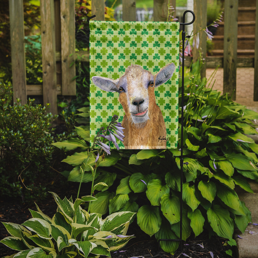 St Patrick's Day Goat Garden Flag
