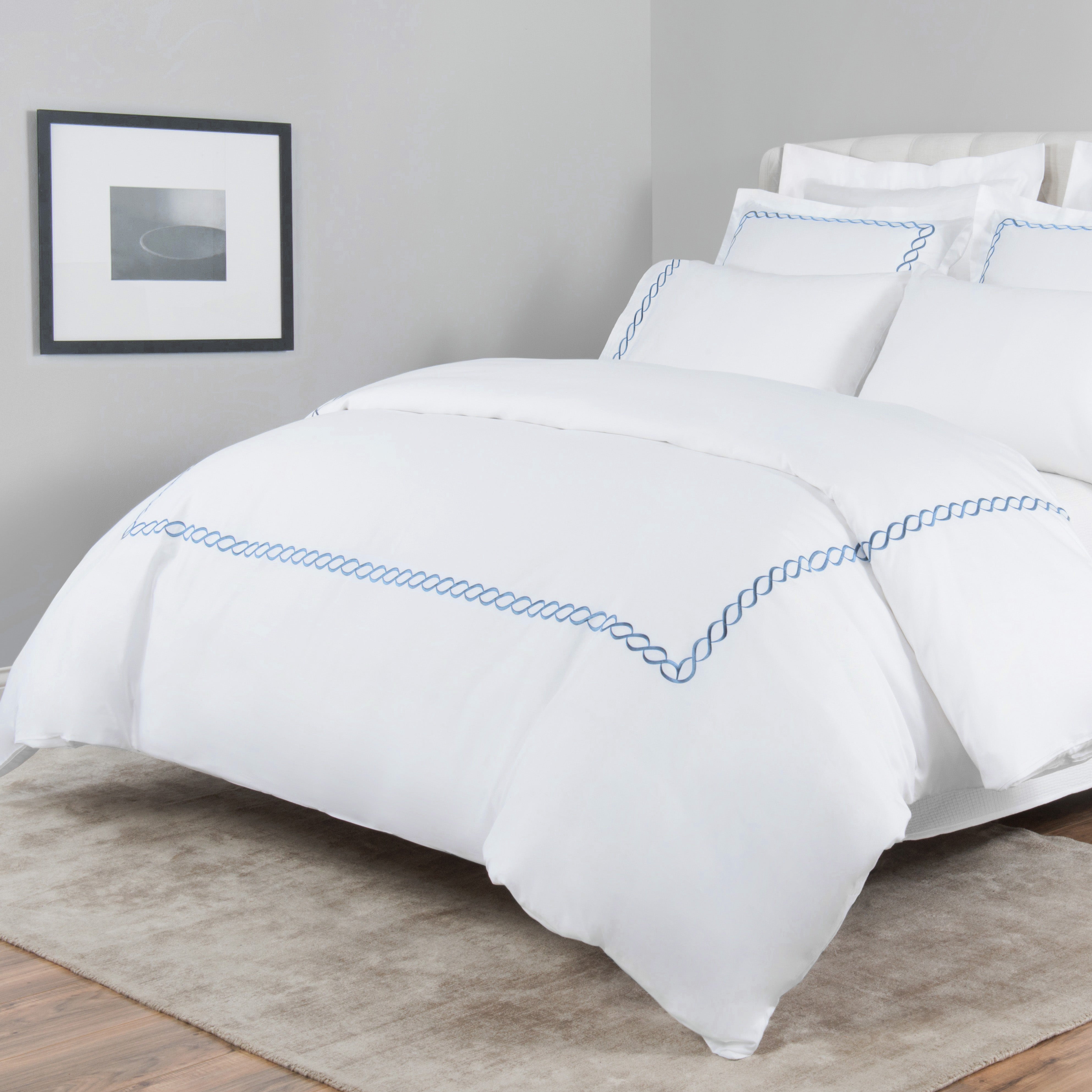 Rope Embroidered Duvet Set