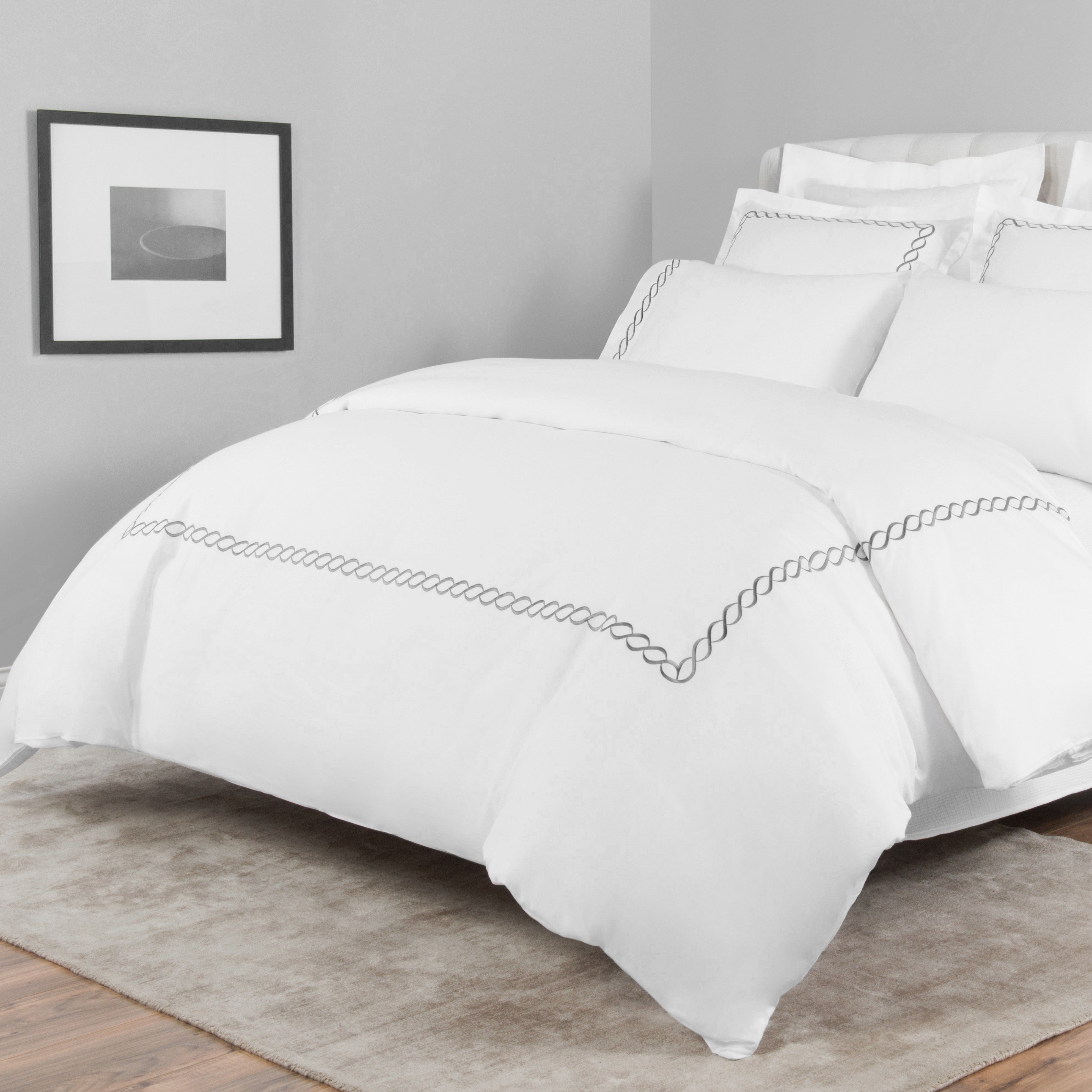 Rope Embroidered Duvet Set