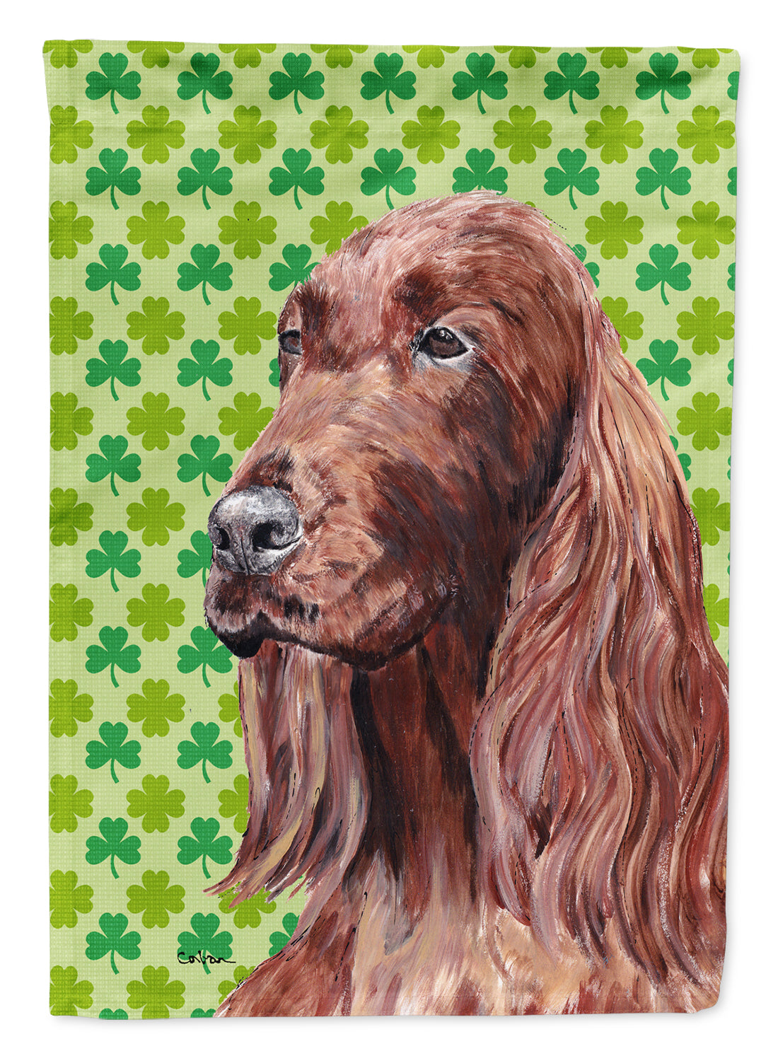 Irish Setter St Patrick's Irish Garden Flag