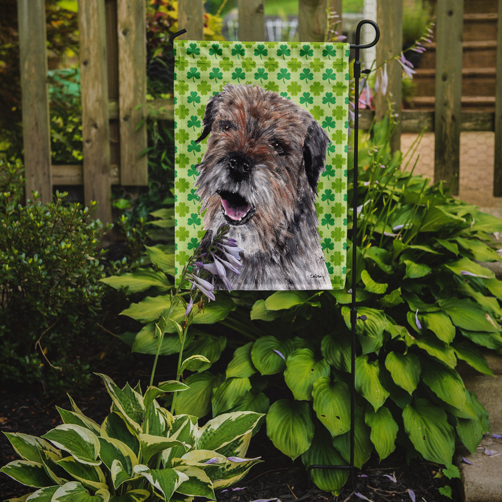 Border Terrier St Patrick's Irish Garden Flag