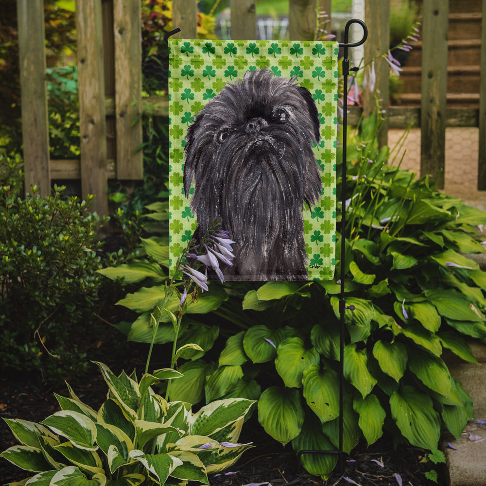 Brussels Griffon St Patrick's Irish Garden Flag