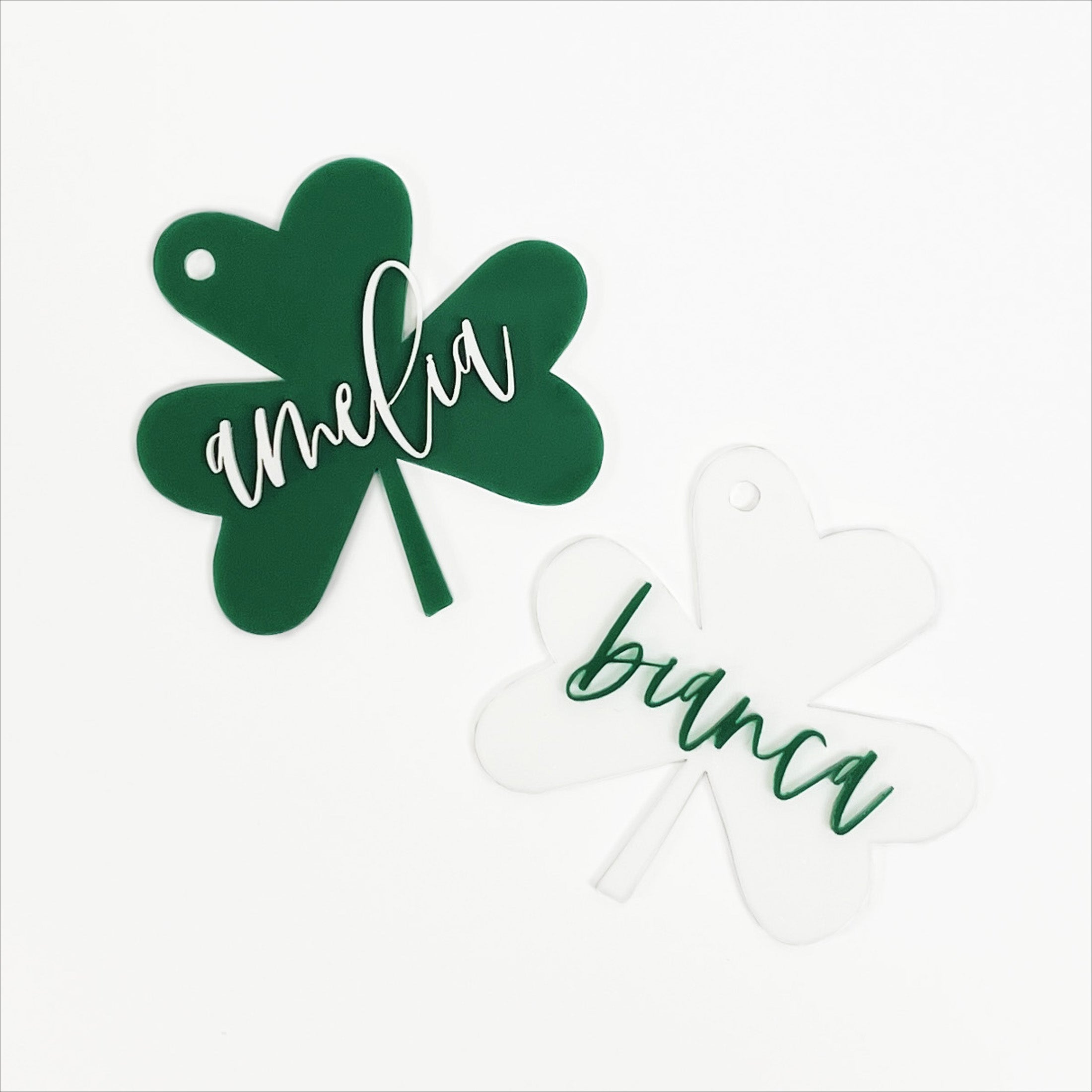 The Cotton and Canvas Co. Personalized Name St. Patrick's Day Gift Basket Tag