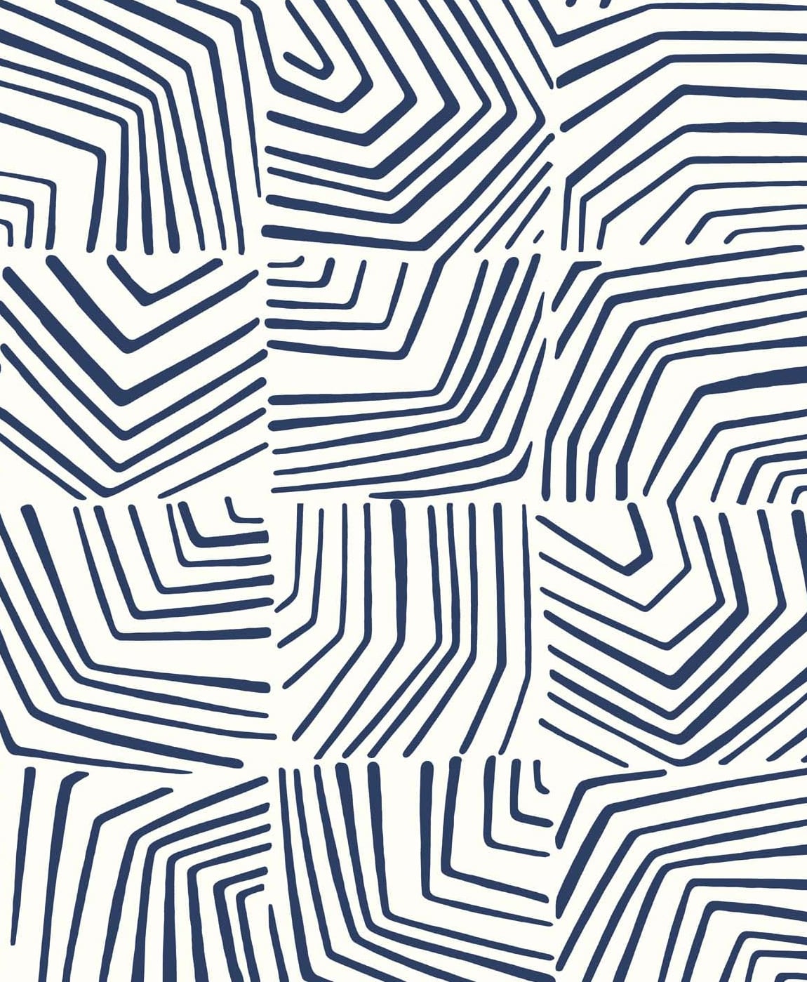 The Simple Life Linework Maze Abstract Unpasted Wallpaper