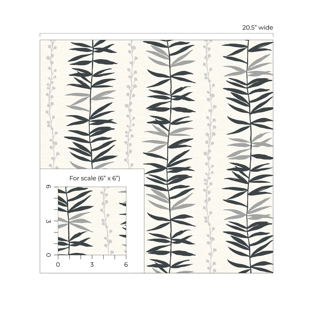 The Simple Life Summer Garland Botanical Unpasted Wallpaper