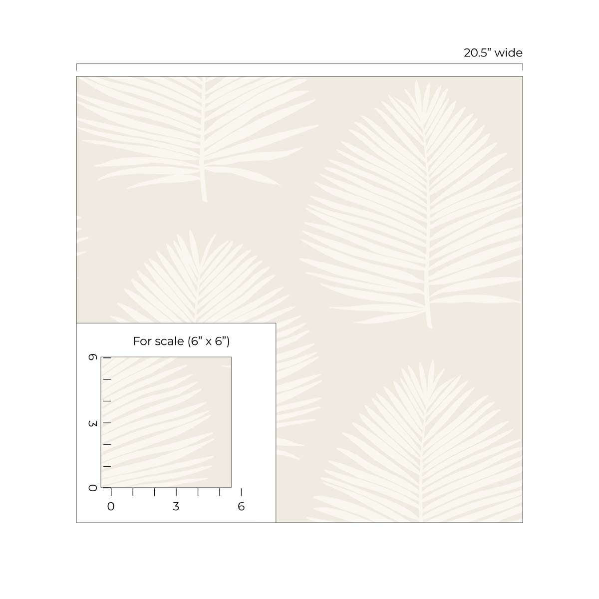 The Simple Life Island Palm Coastal Unpasted Wallpaper