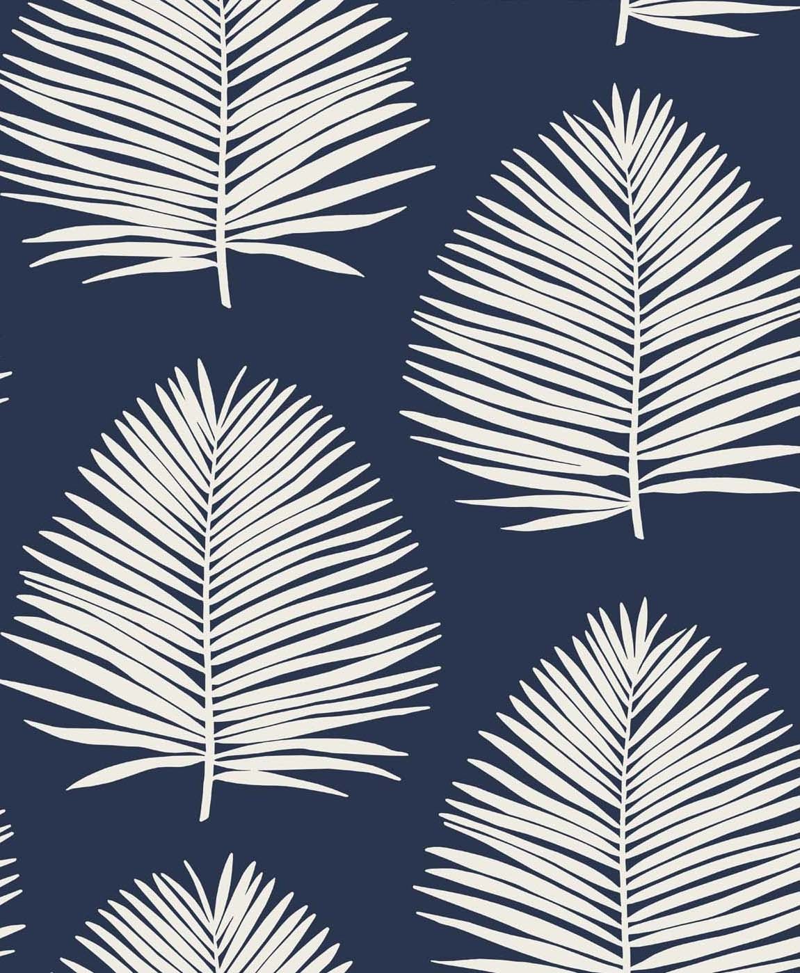 The Simple Life Island Palm Coastal Unpasted Wallpaper