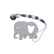 Elephant Teether Set -  Grey