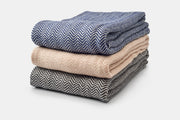 Chevron Pattern Soft Wool Throw Size Blanket